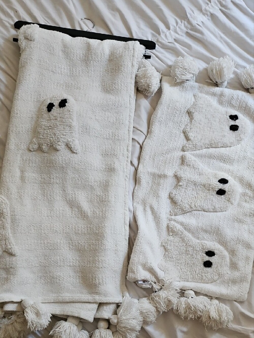Ghost Throw Blanket And Pillow Case